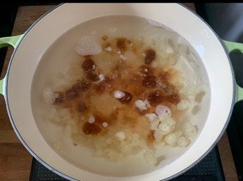 step3: 加入腐竹一齊煲。