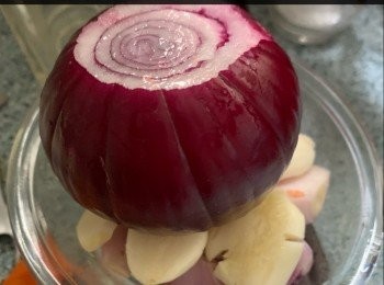 step1: 先將<span class="group_1">A</span>攪爛壓碎待用。