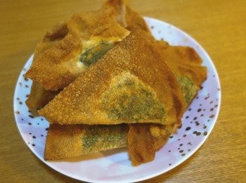 step9: 最後大火滾熱油，快快脆再炸一炸就上碟食得，