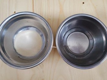 step3: 凍開水   魚膠粉