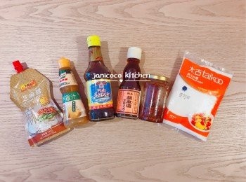 step7: 把所有調味料拌勻至平滑。