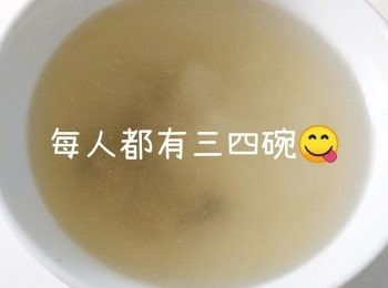 step4: 每人都有三至四碗冬瓜消暑湯