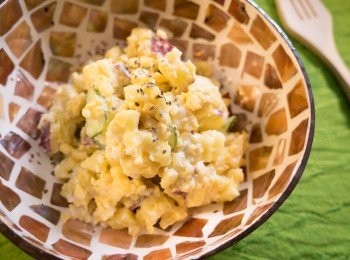 step6: 健康美味的地瓜沙拉就完成了～