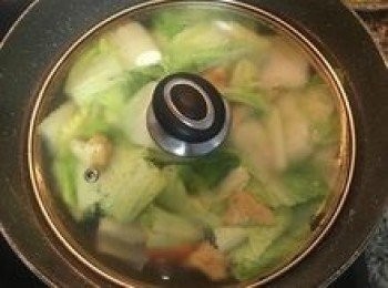 step10: 蓋鍋蓋燜2分鐘；