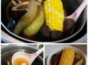 step3: 完成後可依個人喜好加入鹽以調味 ，湯料本身已經夠清甜, 所以就無再加蜜棗
