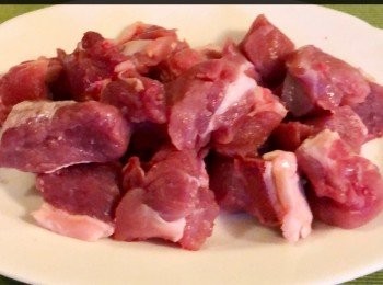 step3: 500g肉排。