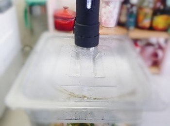 step7: 75攝氏度，慢煮4-6小時。