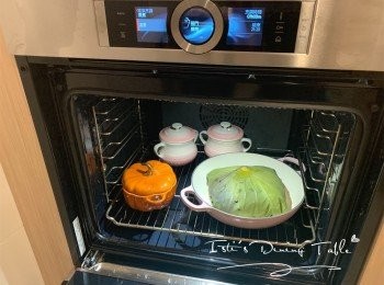 step13: 放入蒸焗爐100度蒸45分鐘