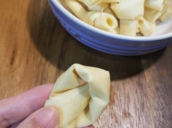 step4: 打結備用。