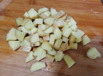 step3: 老薑洗淨切小塊