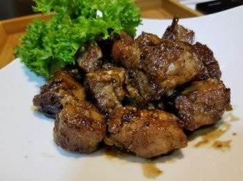 step7: 配少許沙律菜上卓會更吸引呢...