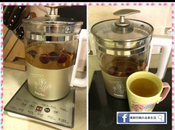 step2: 加1.8L水，大火滾起，轉中火煲30-45分鐘。