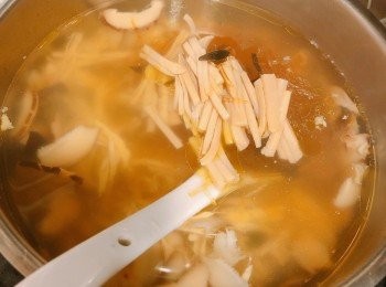 step9: 就加埋素翅同仿鮑片