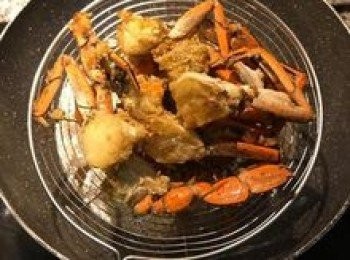 step5: 起鍋瀝油；