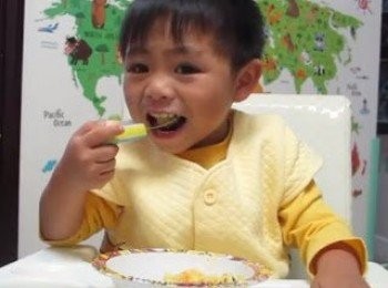 step3: 粟米起肉後蒸5分鐘至全熟待用