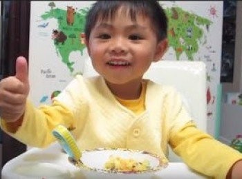 step4: 粟米起肉後蒸5分鐘至全熟待用