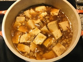 step11: 開鍋後再試一次味道做調整；並趁大滾時加入太白粉水勾薄芡；