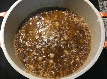 step8: 加入3杯水煮滾，試味道微調；