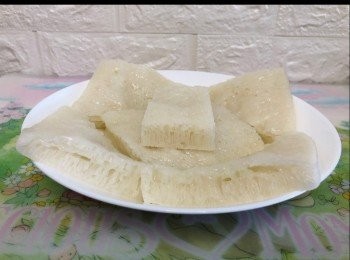 step5: 等攤凍就可以切黎食啦！