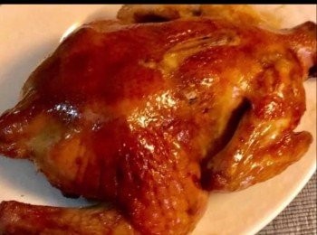 step5: 直至整隻雞和蔬菜金黃色便成。