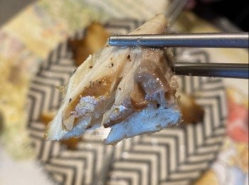 step6: 無花無假，魚皮香脆，魚肉嫩滑有肉汁^~^