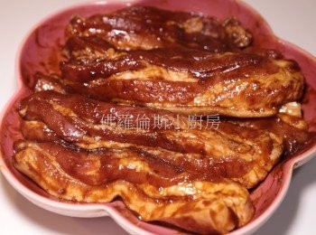 step1: 豬腩條用醃料醃勻