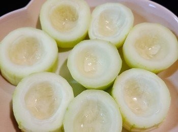 step5: 蒸後倒走多餘水分，並稍稍放涼一陣。