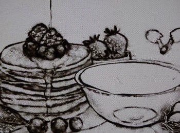 step2: 將3隻蛋，蛋黃蛋白分開
3 eggs , separate eggs
將蛋黃打散
Stir well