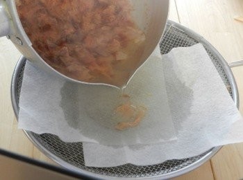 step6: 把湯汁過濾出來