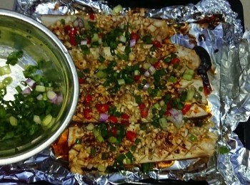 step6: 把茄子拿出，再在茄子肉上淋上剩餘的醬汁。