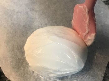 step14: 完成後如要整型記得攪拌棒要再沾濕喔～