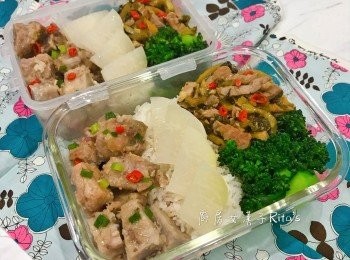 step7: 做成便當真好吃~~