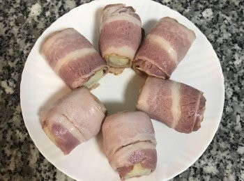 step6: 全部都捲好；