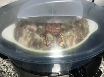 step5: 滾水起蒸45分鐘；