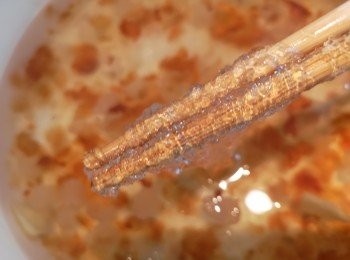 step4: 木瓜去籽去皮再切件備用。