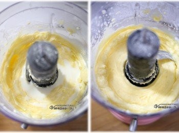 step5: <span class="group_2">奶油霜</span>：1 奶油室溫軟化後，加入糖粉拌勻， 再加入鮮奶，拌勻即可