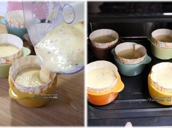 step3: 3 倒入蛋糕紙杯中