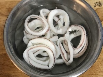 step7: 泡入冰開水中降溫，放冰箱冷藏；