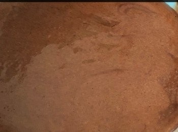 step19: 加好<span class="group_1">材料</span>將剩餘的嘅粉漿蓋面，用130度焗多15分鐘