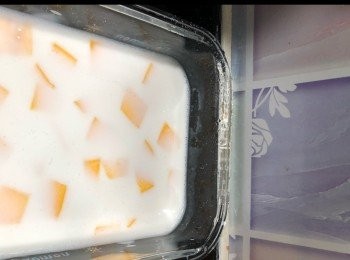 step5: 倒入玻璃盒雪至少三小時