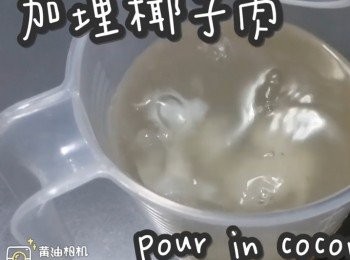 step19: 加入椰子肉