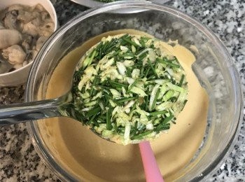 step11: 擺上蔬菜壓緊；