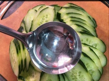 step5: 用裝湯的湯勺