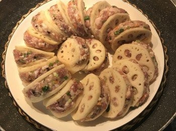 step6: 排入盤中；