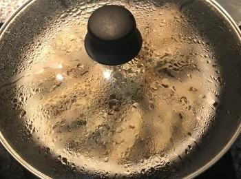 step7: 冷水入鍋蒸25分鐘；
