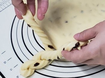 step12: 左右交义編成辮子收口按實