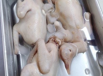 step4: 取出浸冰水。