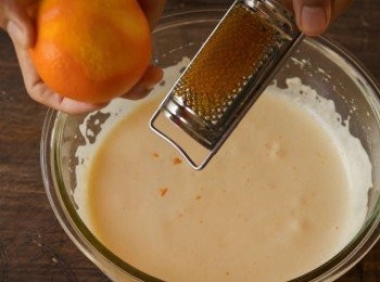 step4: 然後加入橙皮。