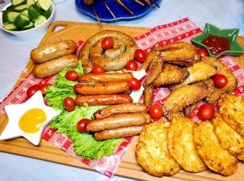 step3: 小食拼盤完成了。