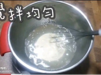 step6: 攪拌均勻至糖溶化